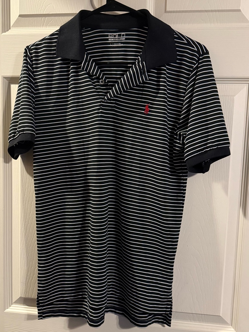 Polo by Ralph Lauren Sport Black & White Striped Polo